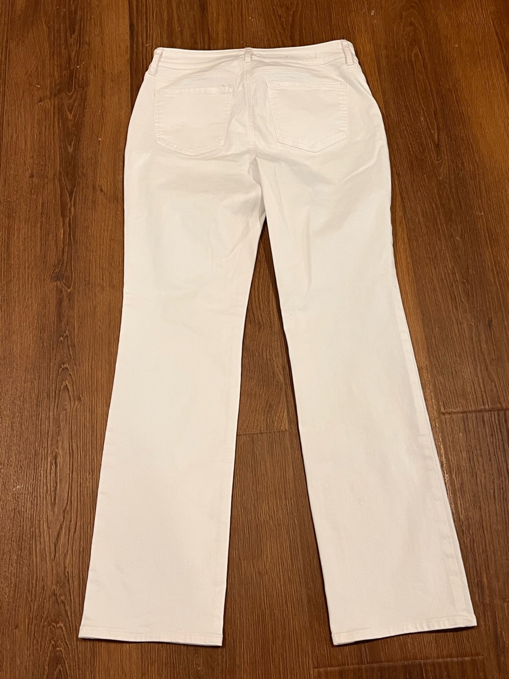 NYDJ | Marilyn Straight white denim jeans pants Women’s size 8 lift tuck EUC - Picture 4 of 8